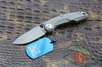 Нож складной FAT DRAGON- NIMO KNIVES Rum silver