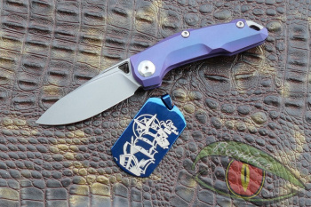 Нож складной FAT DRAGON- NIMO KNIVES Rum Purple